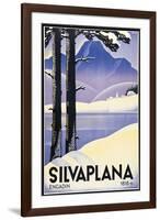 Advertising poster Silvaplana, Switzerland-Johannes Handschin-Framed Art Print