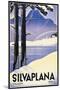 Advertising poster Silvaplana, Switzerland-Johannes Handschin-Mounted Art Print