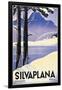 Advertising poster Silvaplana, Switzerland-Johannes Handschin-Framed Art Print