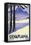 Advertising poster Silvaplana, Switzerland-Johannes Handschin-Framed Stretched Canvas