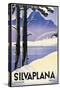 Advertising poster Silvaplana, Switzerland-Johannes Handschin-Stretched Canvas