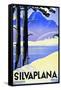 Advertising Poster Silvaplana-Ludwig Hohlwein-Framed Stretched Canvas