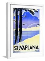 Advertising Poster Silvaplana-Ludwig Hohlwein-Framed Giclee Print