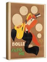 Advertising poster, Soap bubbles-Mario Pompei-Stretched Canvas