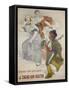 Advertising Poster. Van Houten Cocoa-Adolphe Willette-Framed Stretched Canvas