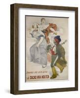 Advertising Poster. Van Houten Cocoa-Adolphe Willette-Framed Giclee Print