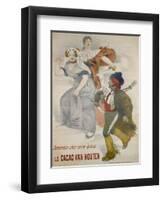 Advertising Poster. Van Houten Cocoa-Adolphe Willette-Framed Giclee Print