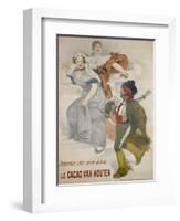 Advertising Poster. Van Houten Cocoa-Adolphe Willette-Framed Giclee Print