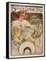 Advertising Poster-Alphonse Mucha-Framed Stretched Canvas