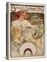 Advertising Poster-Alphonse Mucha-Stretched Canvas
