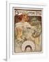 Advertising Poster-Alphonse Mucha-Framed Giclee Print