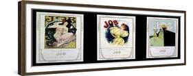 Advertising Posters for the Cigarette Paper Job.-Alphonse Mucha-Framed Premium Giclee Print