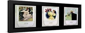 Advertising Posters for the Cigarette Paper Job.-Alphonse Mucha-Framed Giclee Print