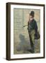 Advertising Sailings to New York and Boston-Erskine Nicol-Framed Giclee Print