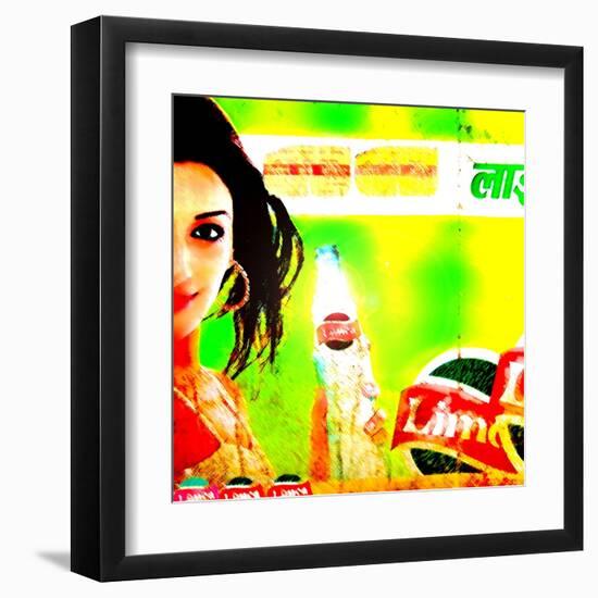 Advertising Sign, New Delhi-Tosh-Framed Art Print