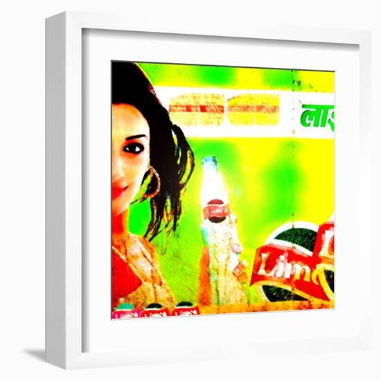 Advertising Sign, New Delhi-Tosh-Framed Art Print