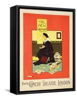 Advertising 'The New Woman' by Sydney Grundy, at the Comedy Theatre, London-Albert Morrow-Framed Stretched Canvas