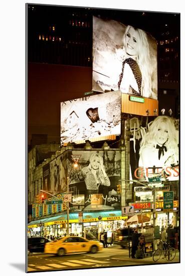 Advertising - Times square - Manhattan - New York City - United States-Philippe Hugonnard-Mounted Photographic Print