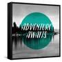 Adverture Awaits-null-Framed Stretched Canvas