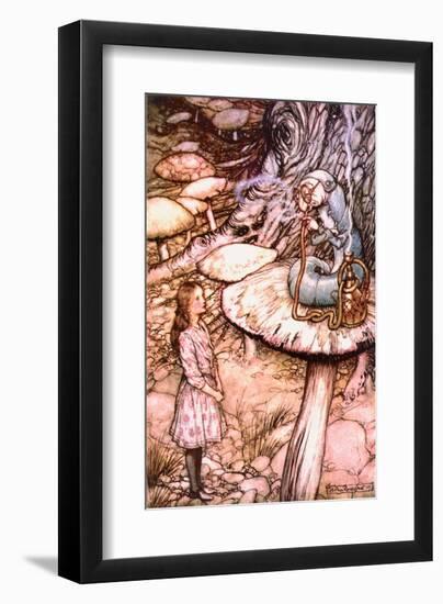 Advice from a Caterpillar-Arthur Rackham-Framed Art Print