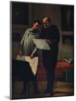 'Advice to a Young Artist', 1865-1868-Honore Daumier-Mounted Giclee Print