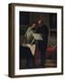 'Advice to a Young Artist', 1865-1868-Honore Daumier-Framed Giclee Print