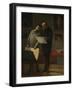 Advice to a Young Artist, 1865-68 (Oil on Canvas)-Honore Daumier-Framed Giclee Print