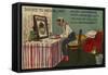 Advice to Men in Love, Never Correspond with a Married Lady! You May Be Called a Co-Respondent-Tom Browne-Framed Stretched Canvas