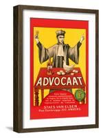 Advocat-null-Framed Art Print