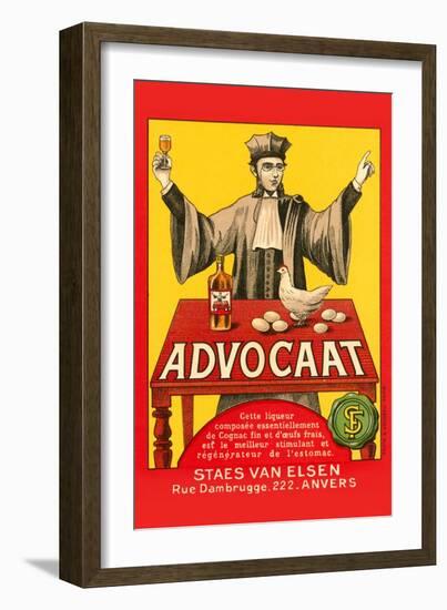 Advocat-null-Framed Art Print