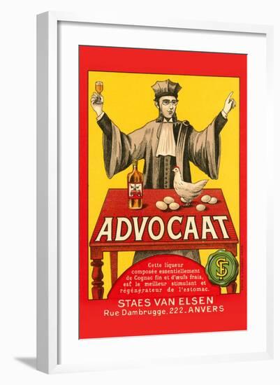 Advocat-null-Framed Art Print