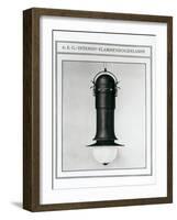 Aeg Intensive Flame Arc Lamp-Peter Behrens-Framed Giclee Print