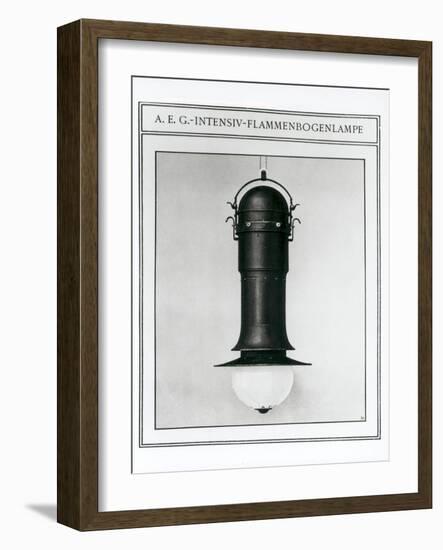 Aeg Intensive Flame Arc Lamp-Peter Behrens-Framed Giclee Print