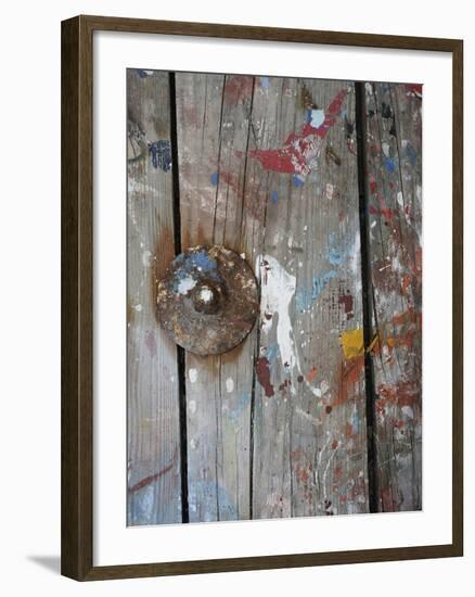 Aegean Brushstrokes I-Tony Koukos-Framed Giclee Print