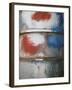 Aegean Brushstrokes IV-Tony Koukos-Framed Giclee Print
