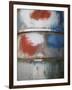 Aegean Brushstrokes IV-Tony Koukos-Framed Giclee Print