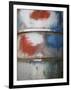 Aegean Brushstrokes IV-Tony Koukos-Framed Giclee Print