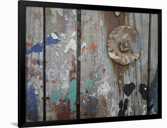 Aegean Brushstrokes V-Tony Koukos-Framed Giclee Print