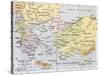 Aegean Region In 13Th Century Old Map-marzolino-Stretched Canvas