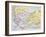 Aegean Region In 13Th Century Old Map-marzolino-Framed Art Print