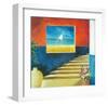 Aegean Window-Don Valenti-Framed Art Print