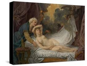 Aegina visited by Jupiter, c.1767-69-Jean Baptiste Greuze-Stretched Canvas