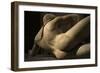 Aegina West Pediment. 500-490 BC. Detail of Fallen Trojan Warrior. Temple of Aphaia. Greece-null-Framed Giclee Print