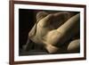 Aegina West Pediment. 500-490 BC. Detail of Fallen Trojan Warrior. Temple of Aphaia. Greece-null-Framed Giclee Print