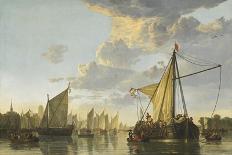 Sunset over the River, 1650s-Aelbert Cuyp-Giclee Print
