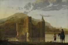 Hilly Landscape with the Ruins of a Castle-Aelbert Cuyp-Art Print