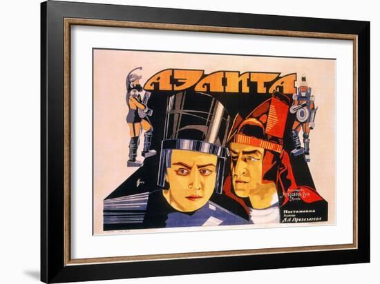 Aelita: Queen of Mars, 1924-null-Framed Giclee Print