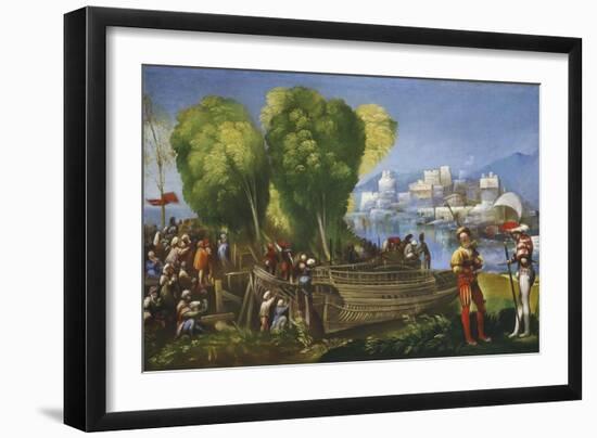 Aeneas and Achates on the Libyan Coast, C.1520-Dosso Dossi-Framed Giclee Print