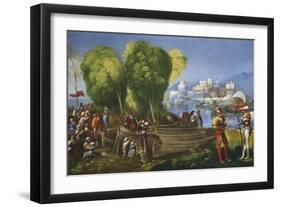 Aeneas and Achates on the Libyan Coast, C.1520-Dosso Dossi-Framed Giclee Print