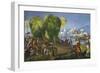 Aeneas and Achates on the Libyan Coast, C.1520-Dosso Dossi-Framed Giclee Print